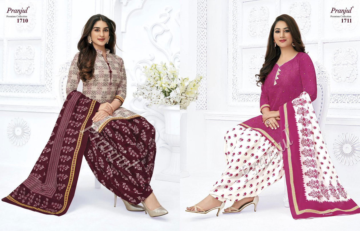 Pranjul Priyanka 17 Cotton Casual Daily Wear Printed Cotton Dress Material Collection